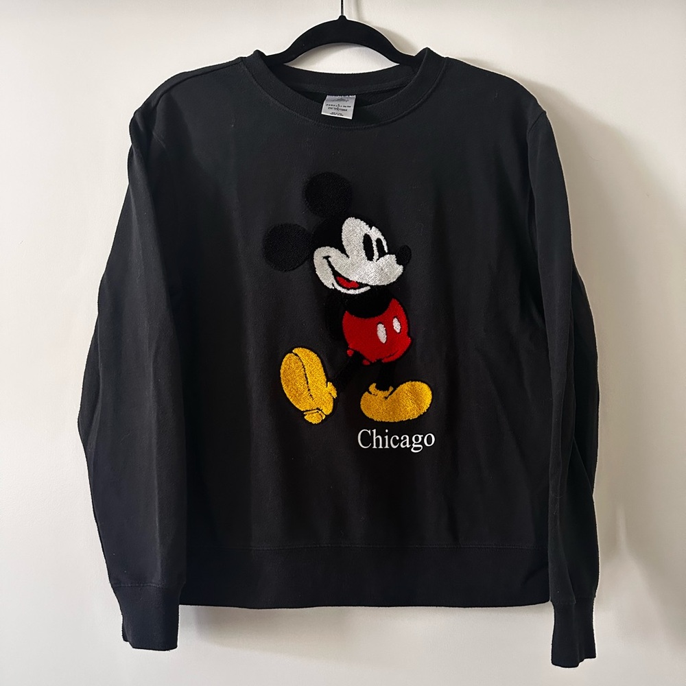 Disney Store Mickey Mouse Chicago Crewneck Sweater